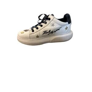 Karl Lagerfeld Paris Justina Lace Up Platform Sneakers Sz 6.5